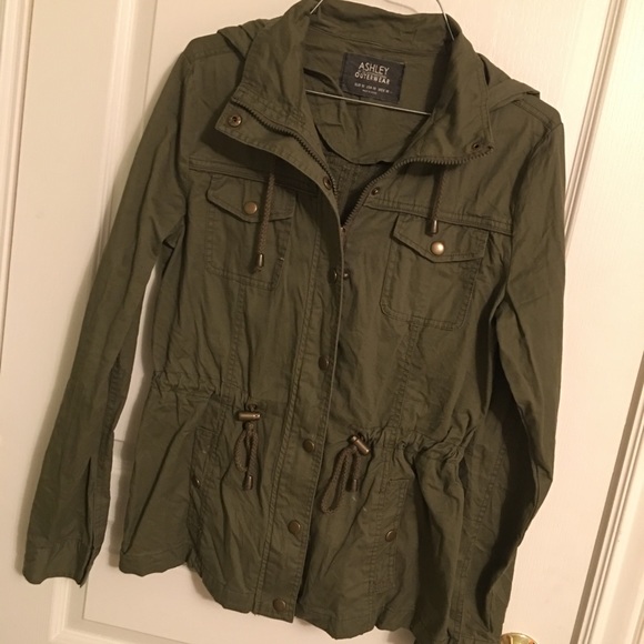 Ashley Army Green Utility Jacket 